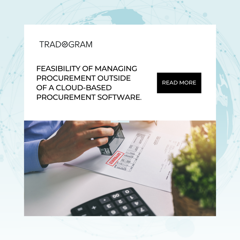 Tradogram's tweet photo. #InTheBlog π
"Cloud-based procurement software is an instrument used in the purchasing process that helps you automate and efficiently run this aspect of your business."
Interested in reading more? Do it here!
π https://t.co/c7QYkhIMzM
#Tradogram https://t.co/It1bpZeXL4