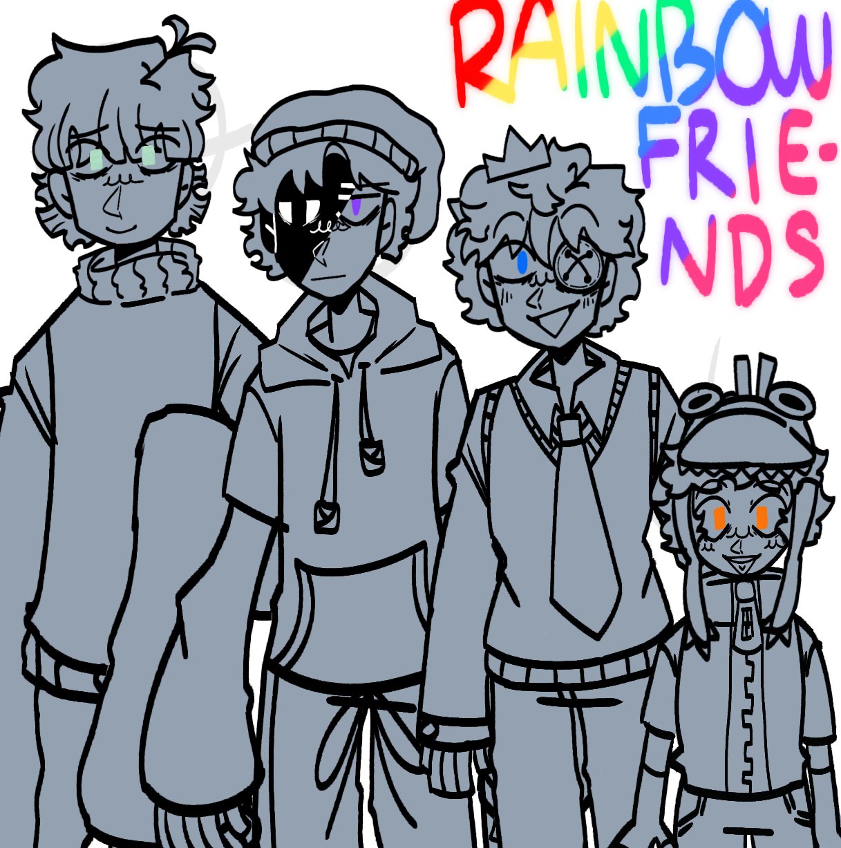 Rainbow Friends art!