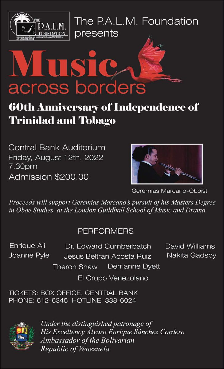 Hey folks.  Need some help getting an amazingly talented young man to continue his music studies in the UK.  Show is this Friday!  Message me if you'd like tickets or want to support his cause 🙏🏽🙌🏽