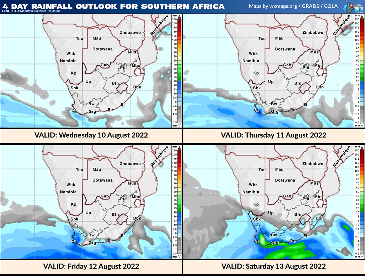 afriwx's tweet photo. Your Chances of Rainfall for Tuesday 9 August 2022 > Friday Friday - from #NOAA #WeatherForecast #AfriWX #weathermaps https://t.co/EnNzlOHjYd