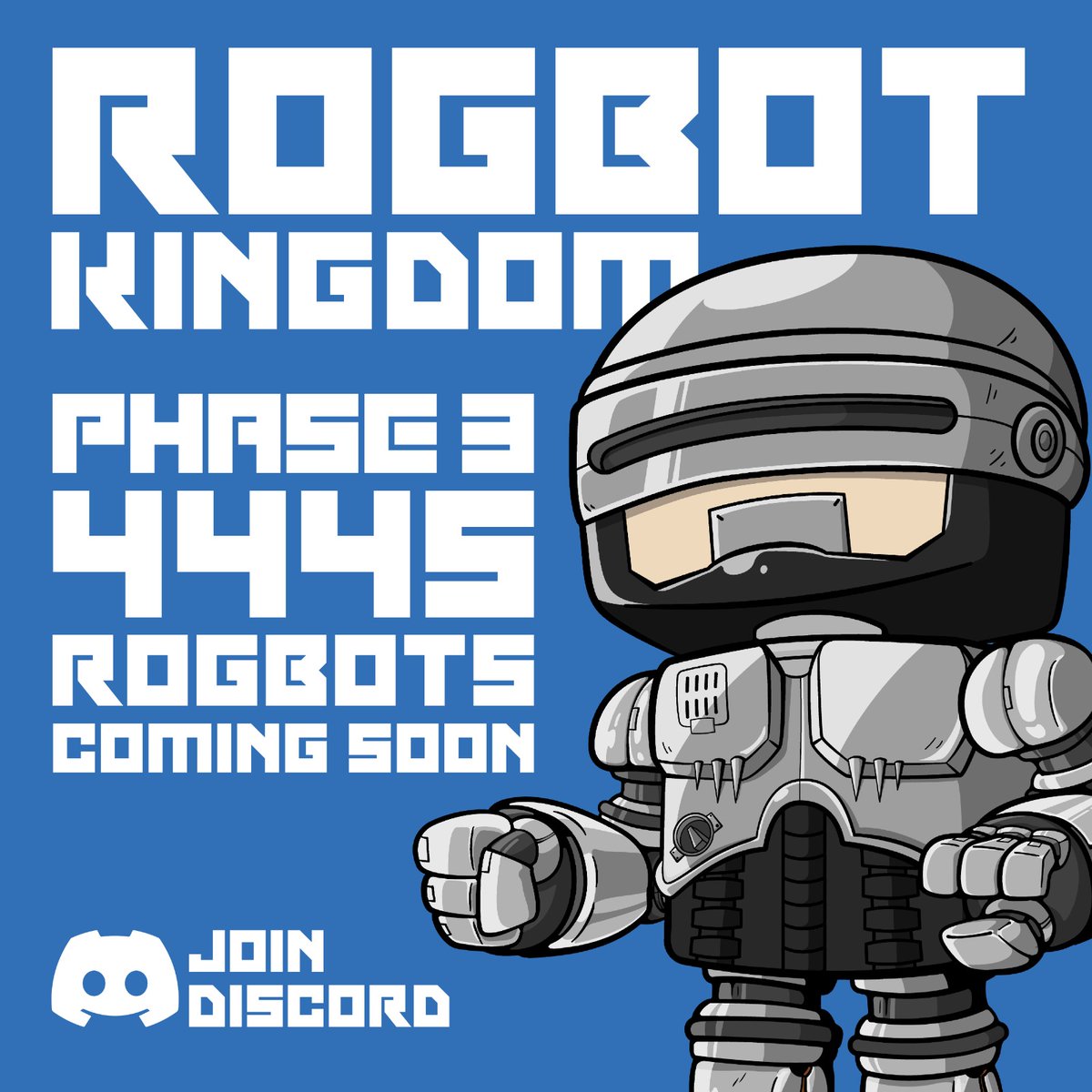 The Rogbot Kingdom (@rogbotkingdom) on Twitter photo 🔥Phase 3 Coming Soon🔥
Supply: 4445 Rogbots
🏆Giveaway : 1 x NFT🤖
To Enter:
1️⃣ Follow <a href="/RogbotKingdom/">The Rogbot Kingdom</a>
2️⃣ ❤️+ RT
48HR!
We'll have something important to annouce soon! Stay close with us!
#NFTGiveaway #NFTCommunity #robots 🔥Phase 3 Coming Soon🔥
Supply: 4445 Rogbots
🏆Giveaway : 1 x NFT🤖
To Enter:
1️⃣ Follow <a href="/RogbotKingdom/">The Rogbot Kingdom</a>
2️⃣ ❤️+ RT
48HR!
We'll have something important to annouce soon! Stay close with us!
#NFTGiveaway #NFTCommunity #robots