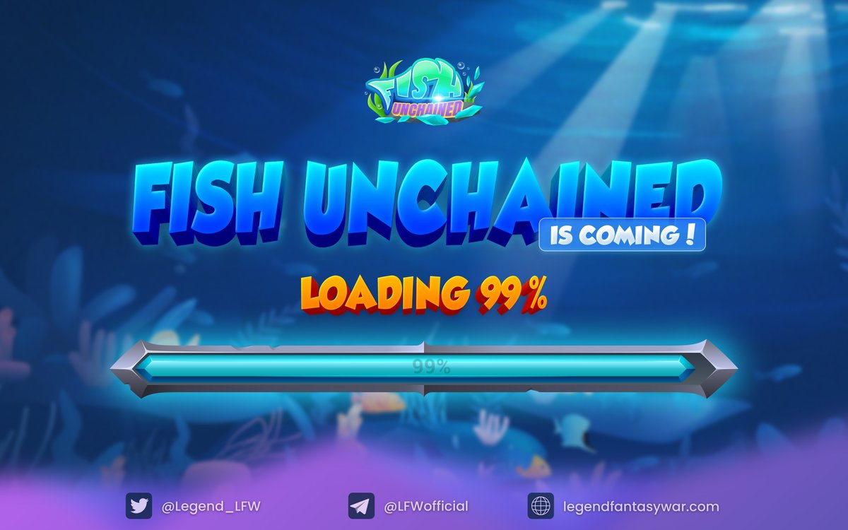 Legend_LFW's tweet photo. 👏SETTLE DOWN ALL FISHERMAN👏
🦈Fish Unchained is 99% ready for Launch Beta Mainnet this August‼️
🤪Practice your hunting skills because the battle will be very exciting🤪
$LFW #LFW #Fishunchained #gamefi https://t.co/CW3fh3wfv0
