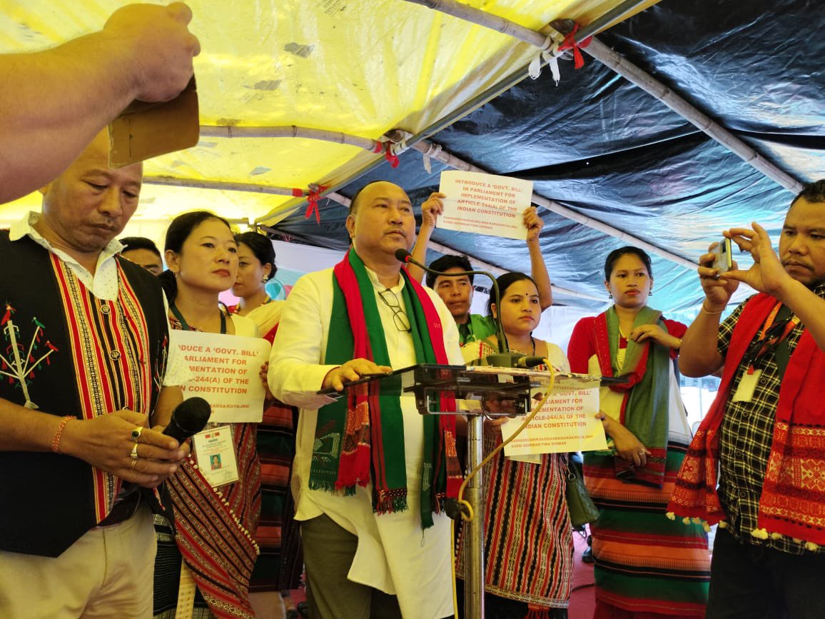 horensingbey's tweet image. Participated in dharna for implementation of Article 244(A), #AutonomousState at Jantar Mantar, New Delhi along with Shri Surjya Rongphar EM,KAAC and the representative’s from KANCHASDCOM,KSA,DSU,KRA,KARSA,GSU,TSU and Karbi Adorbar.