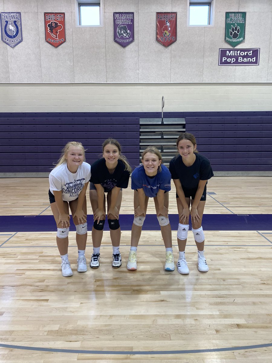 MilfordEaglesVB's tweet photo. Only missed 1, 2 or 3 days of workouts this summer! #propstoyou #awesome https://t.co/FPzSG4lBRl
