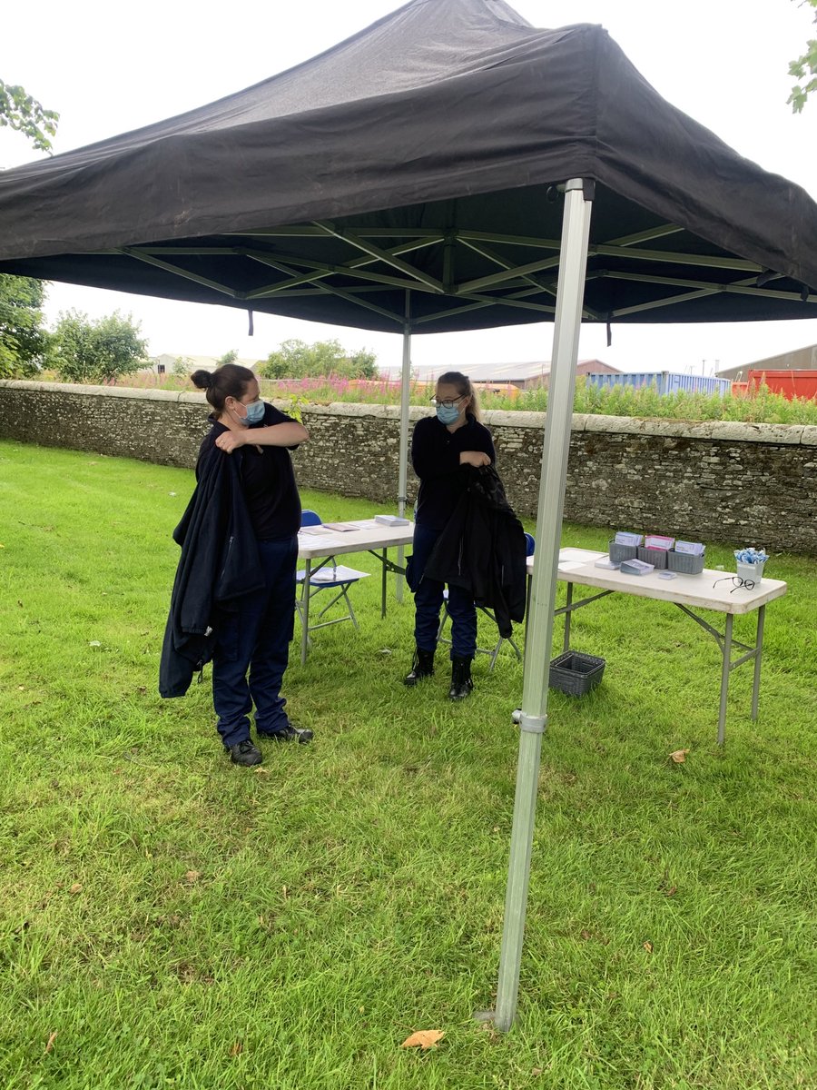 North MTU FAST Awareness Team in Thurso today demonstrating the FAST test and also giving a demonstration on some challenges with everyday tasks that stroke survivors face.