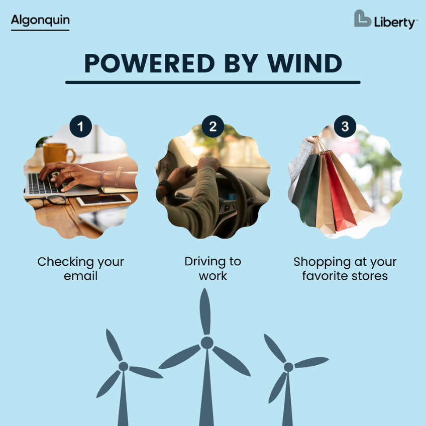 AQN_Utilities's tweet photo. It’s #AmericanWindWeek! Did you know that daily activities like checking your email, driving to work and shopping at your favorite stores all have the potential to be powered by #windenergy? Learn more: https://t.co/e2eZyWiFk2. #renewables #sustainability #windpower https://t.co/jvqNAAXlfe