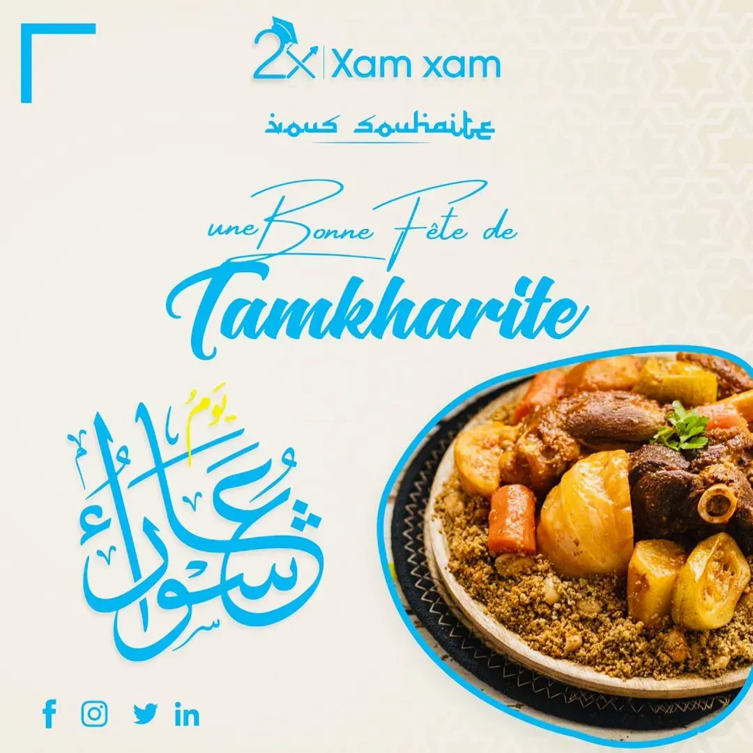 2x_xamxam's tweet image. #tamkharit
😊😊😊Toute la #team #xamxam2x vous souhaite un BON TAMKHARIT.