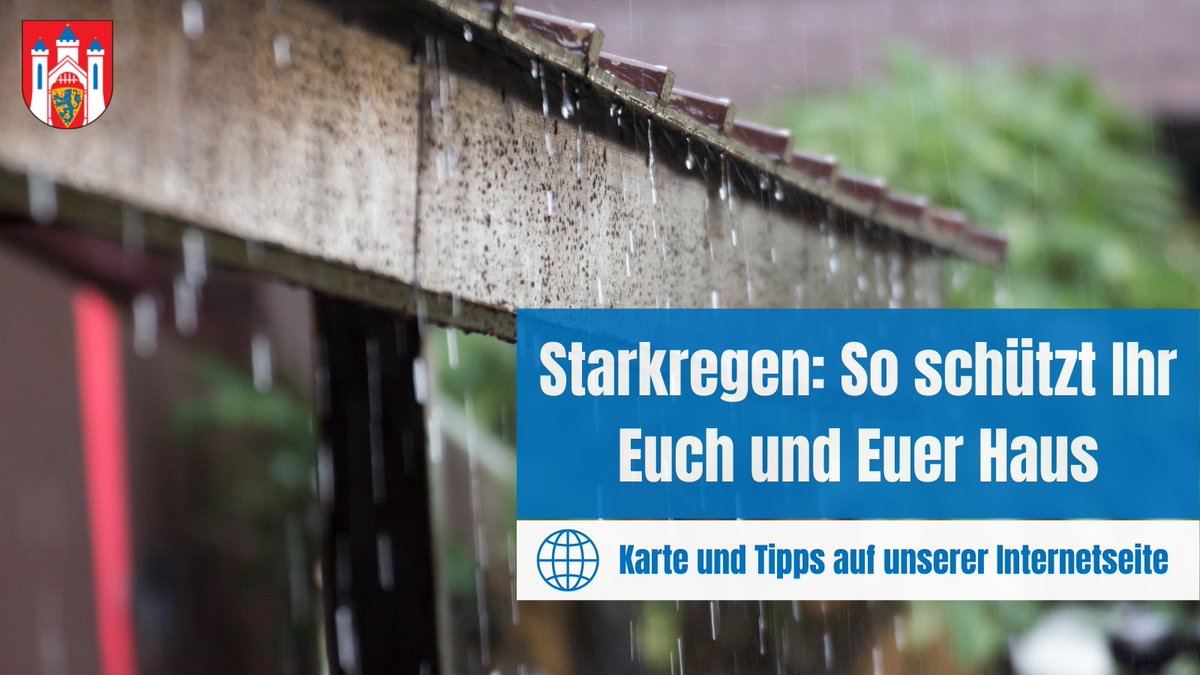 Extremwetter-Ereignisse nehmen auch in Lüneburg zu: Wie können Bürger:innen sich schützen? Die Hansestadt hat eine Starkregengefahrenkarte berechnen lassen, um Risikogebiete in der Stadt zu lokalisieren. hansestadt-lueneburg.de/klimaschutz-un…