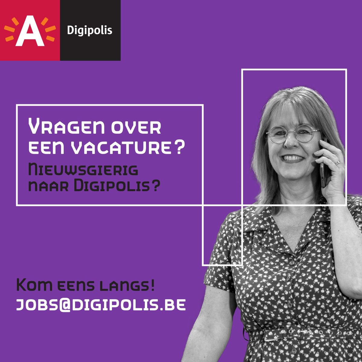 Wist je dat je bij ons gewoon kan binnenspringen om een praatje te maken over onze #vacatures? Heb je interesse in een job bij Digipolis en wil je eens komen proeven van de sfeer? Dat kan! Stuur Christel een mailtje en ze staat je met plezier te woord. Tot binnenkort? 👇☕️