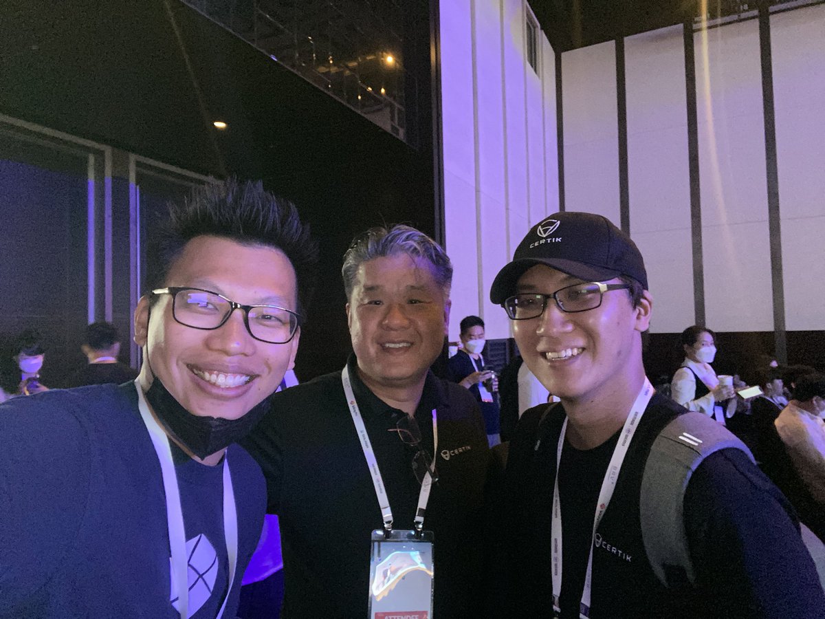 FreddieNg88's tweet photo. Great catch up ! Heavy rain and gloomy weather but we make it ! @CertiK @CertiKCommunity @Nodereal_io https://t.co/VDKTn9fvTF