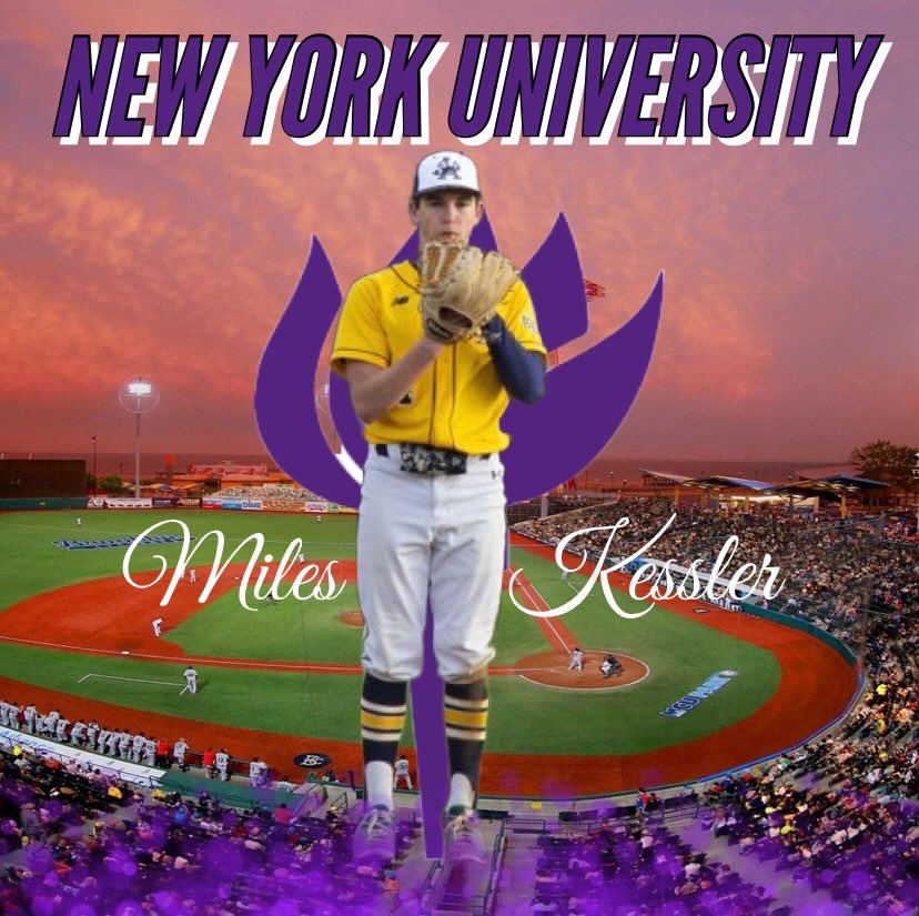 Miles Kessler (@mileskessler3) on Twitter photo I am beyond excited to announce that I have committed to <a href="/nyu_baseball/">NYU Baseball</a> to continue my academic and athletic career. I am especially grateful for my parents, coaches, and teammates who all helped to guide me to this goal. #LightTheTorch #D3Bandit I am beyond excited to announce that I have committed to <a href="/nyu_baseball/">NYU Baseball</a> to continue my academic and athletic career. I am especially grateful for my parents, coaches, and teammates who all helped to guide me to this goal. #LightTheTorch #D3Bandit