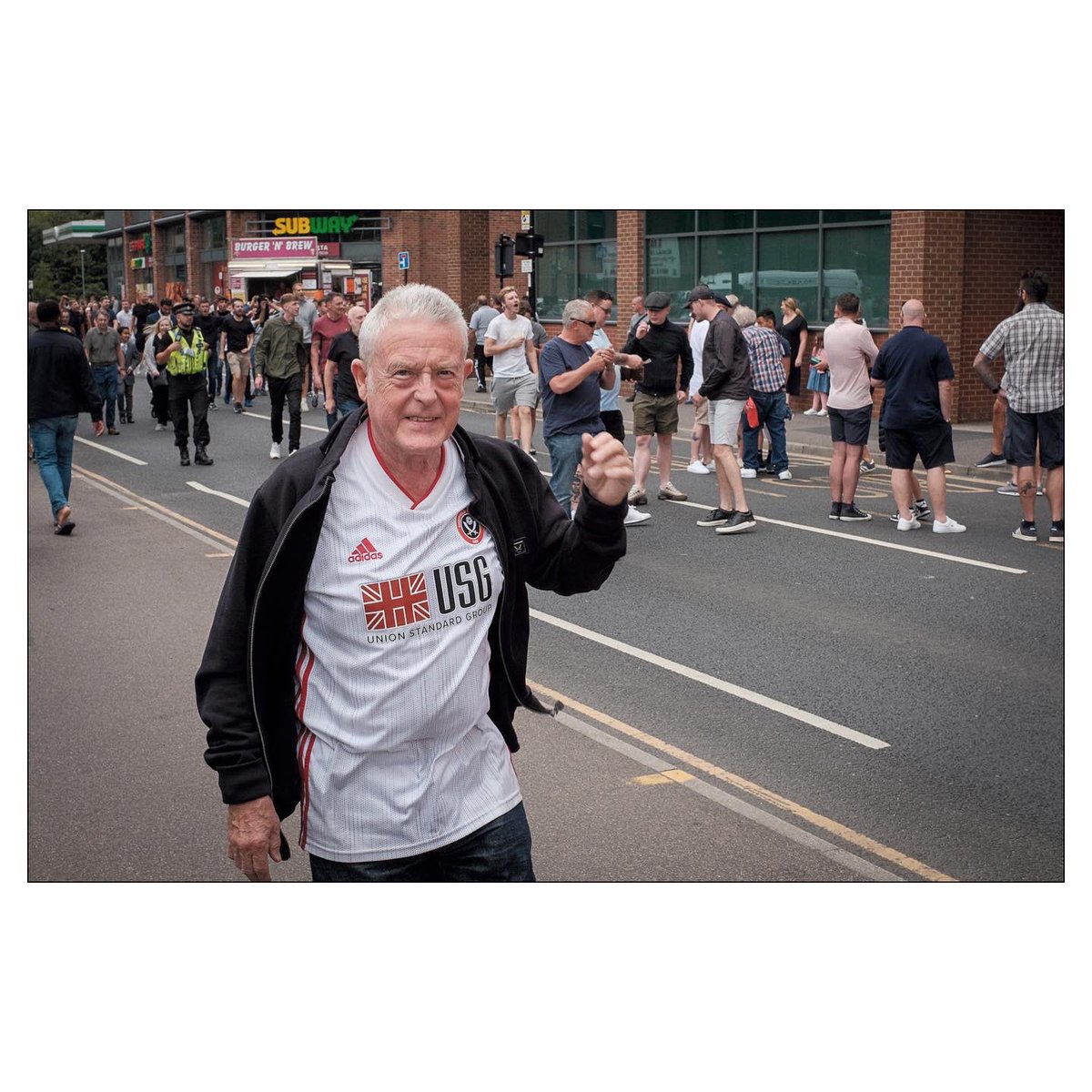 Portraits of #Blades #fans before #SheffieldUnited match against #Millwall at #BramallLane #Sheffield August 6, 2022