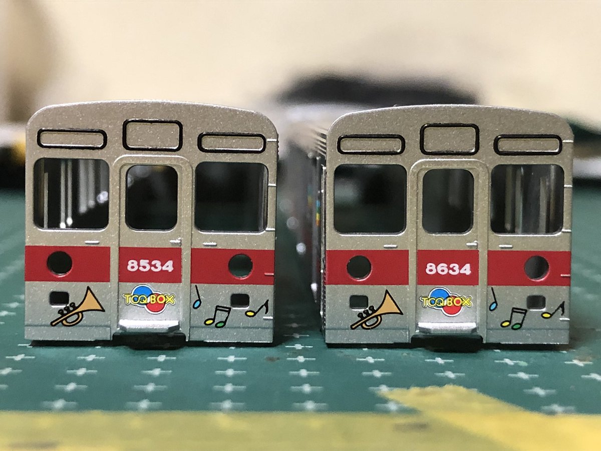 tkk103series's tweet photo. 8634Fのキットに車番インレタを入れました。
車番はトレジャー製で、プレートは世田谷車輌さん　#sscmodel の銀マスクインレタを使用。8637Fと同じく2003年頃を再現すべくスカートはエコノミーキットから加工。
行先•運番•種別は恒例の黒塗り化を予定。
#東急8500系
#ありがとうハチゴープロジェクト https://t.co/lMuTY8e5yZ