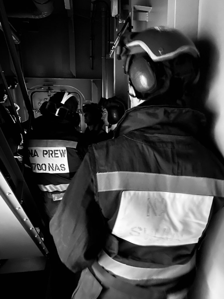 RFATideforce's tweet photo. Day Flyex (serial) - RN/RFA Flight Deck Officers &amp; Helicopter Controllers embarked for Training / Assessments @RFAHeadquarters @846NAS @1700NAS @RoyalNavy @NavyLookout @CNPics_ https://t.co/Gf1LeBF6kO