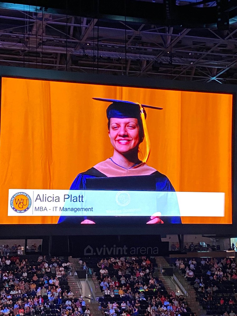 AcademyatWGU's tweet photo. Congratulations to our very own Carly Markelz and Alicia Platt! Both received their master's degrees this past weekend at the @wgu Salt Lake City graduation ceremony!

#saltlakecity #saltlakecityutah #wgu #westerngovenorsuniversity #graduation #IT #business #AcademyatWGU https://t.co/gzvKtV2xKg