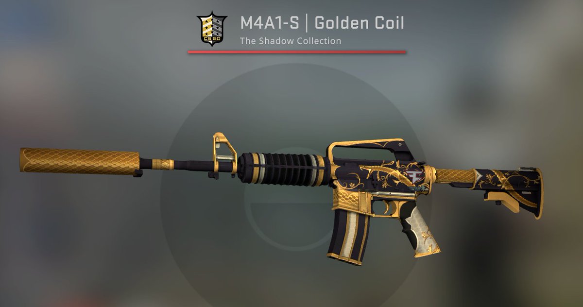 🚨 Golden Coil Giveaway! (ENDS IN ~2 HOURS)🚨 Do you want to win this sick CSGO skin? Check the steps below! 🎁 M4A-S Golden Coil (MW) 💞 Like and retweet 🔗Click to enter: discord.gg/YtZ8N8YZmX #CSGOGiveaway #gamblingtwitter #Giveaway #discord #HTG