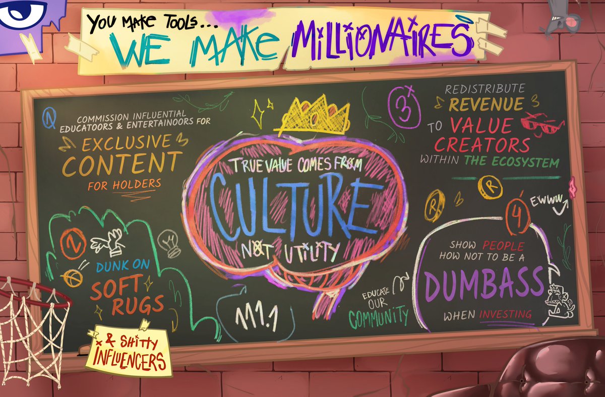 rudeMap 2.0

You make tools, we make millionaires.

A simplified approach to nourishing our culture and ecosystem.

🧵: 0/4