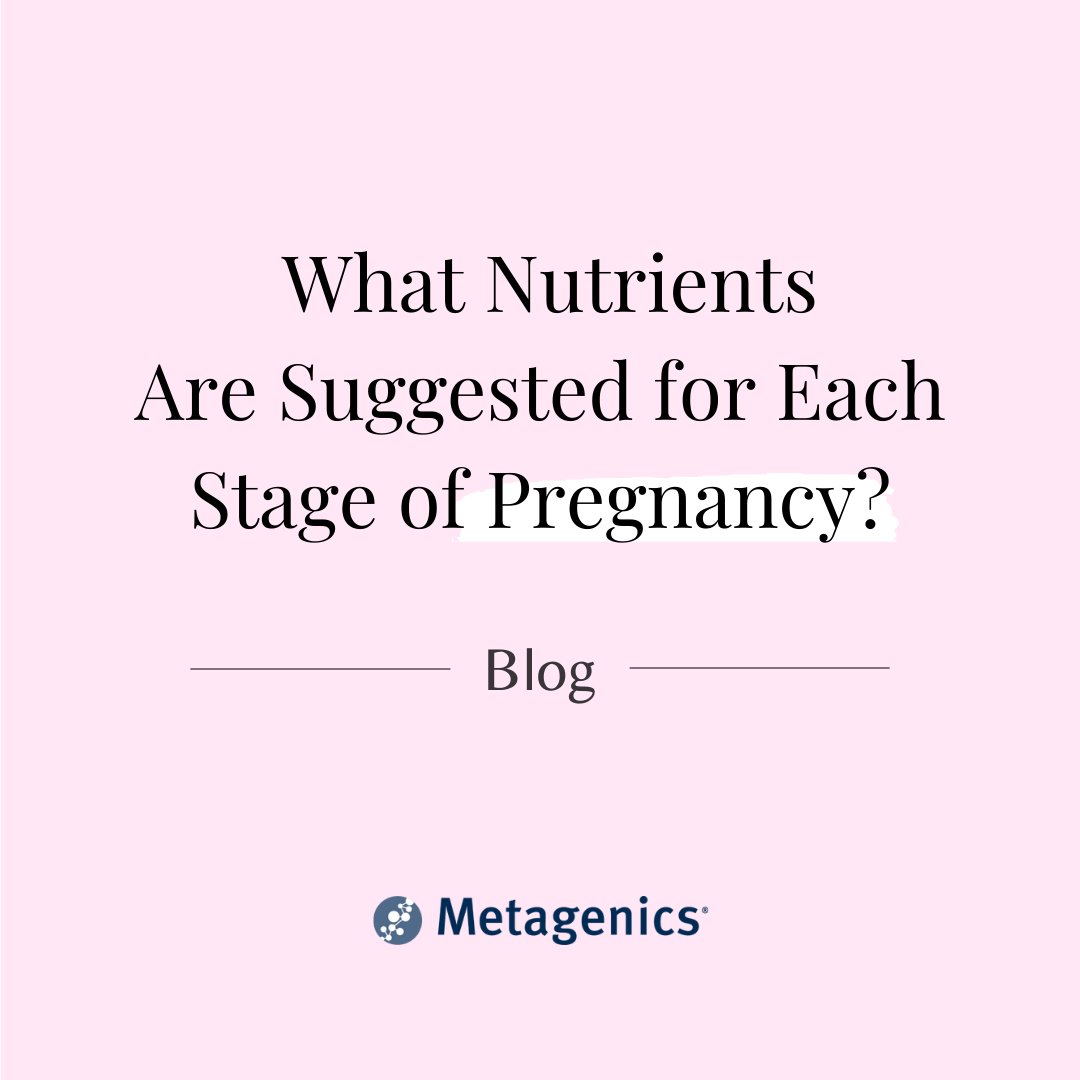 Metagenics (@metagenics) on Twitter photo BLOG: bit.ly/3ONWnJO
Pregnancy is a joyous time, but it can also be a little confusing. Generally, you know to maintain a healthy diet and consider researching prenatal vitamins. But which nutrients are most important, and when and how much of each should you get? BLOG: bit.ly/3ONWnJO
Pregnancy is a joyous time, but it can also be a little confusing. Generally, you know to maintain a healthy diet and consider researching prenatal vitamins. But which nutrients are most important, and when and how much of each should you get?