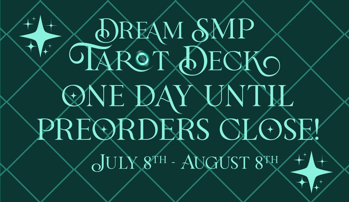 ✨LAST DAY TO ORDER!✨ It's the LAST DAY of preorders! There's just over 12 hours left to purchase your deck! Our shop closes after 11:59 PM EST tonight. Don't miss out on our contributors' hard work! ✨dsmptarot.bigcartel.com✨