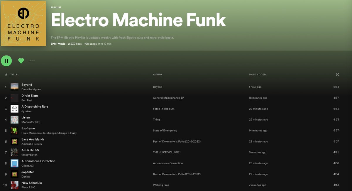 EPM Music (@epm_music) on Twitter photo Summer #Electro from Dany Rodriguez, Ben Pest, dynArec, Modulator, Animistic Beliefs, <a href="/hueymnemonic/">Huey Mnemonic</a> & D. Strange, timkovbiatch, Client_03, Darling, Fleck E.S.C, on LINK Audio, No Static / Automatic, CPU, Electric Music Foundation, Dekmantel & more
tinyurl.com/EPM-Elect Summer #Electro from Dany Rodriguez, Ben Pest, dynArec, Modulator, Animistic Beliefs, <a href="/hueymnemonic/">Huey Mnemonic</a> & D. Strange, timkovbiatch, Client_03, Darling, Fleck E.S.C, on LINK Audio, No Static / Automatic, CPU, Electric Music Foundation, Dekmantel & more
tinyurl.com/EPM-Elect