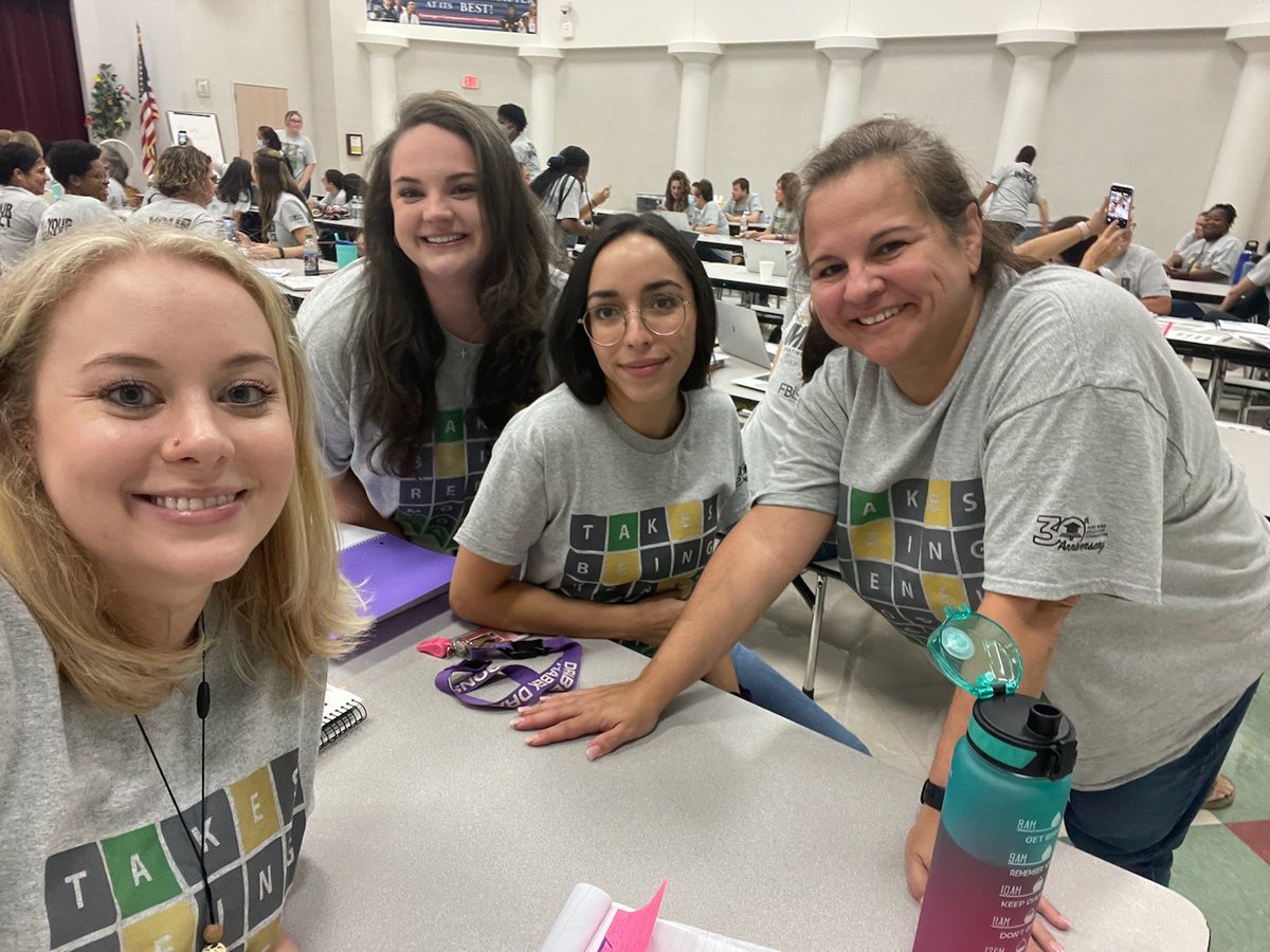 SuperAPHawkins's tweet photo. Having a blast at FBISD Convocation with our staff @RDE_Dragons https://t.co/MhtrKEo12h