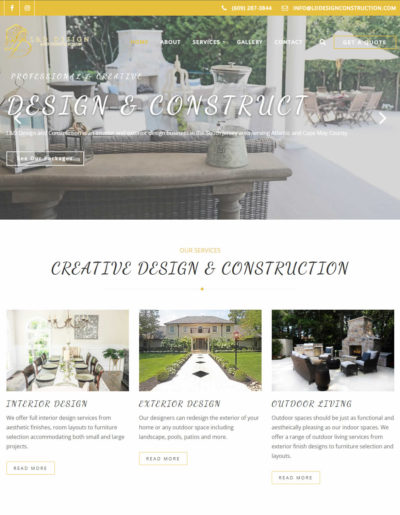 sjtechies's tweet photo. New Website Design - L&amp;D Design and Construction - #ExteriorDesignSouthJersey #InteriorDesignSouthJersey #LDDesignAndConstruction #OutdoorLivingDesignSouthJersey https://t.co/Yx57xV4KLi