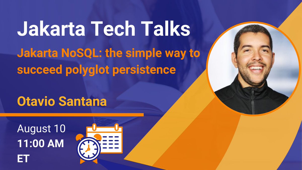 JakartaEE's tweet image. Join us in our next #JakartaTechTalk to learn about Jakarta NoSQL. Register here:bit.ly/3v2mZzK #opensource #JakartaEE #CloudNativeJava