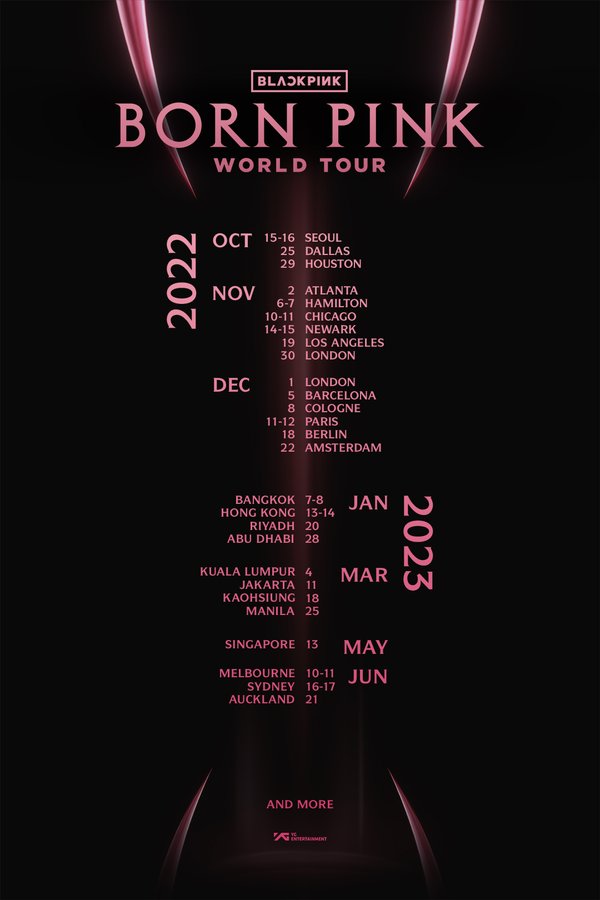 all born pink tour dates