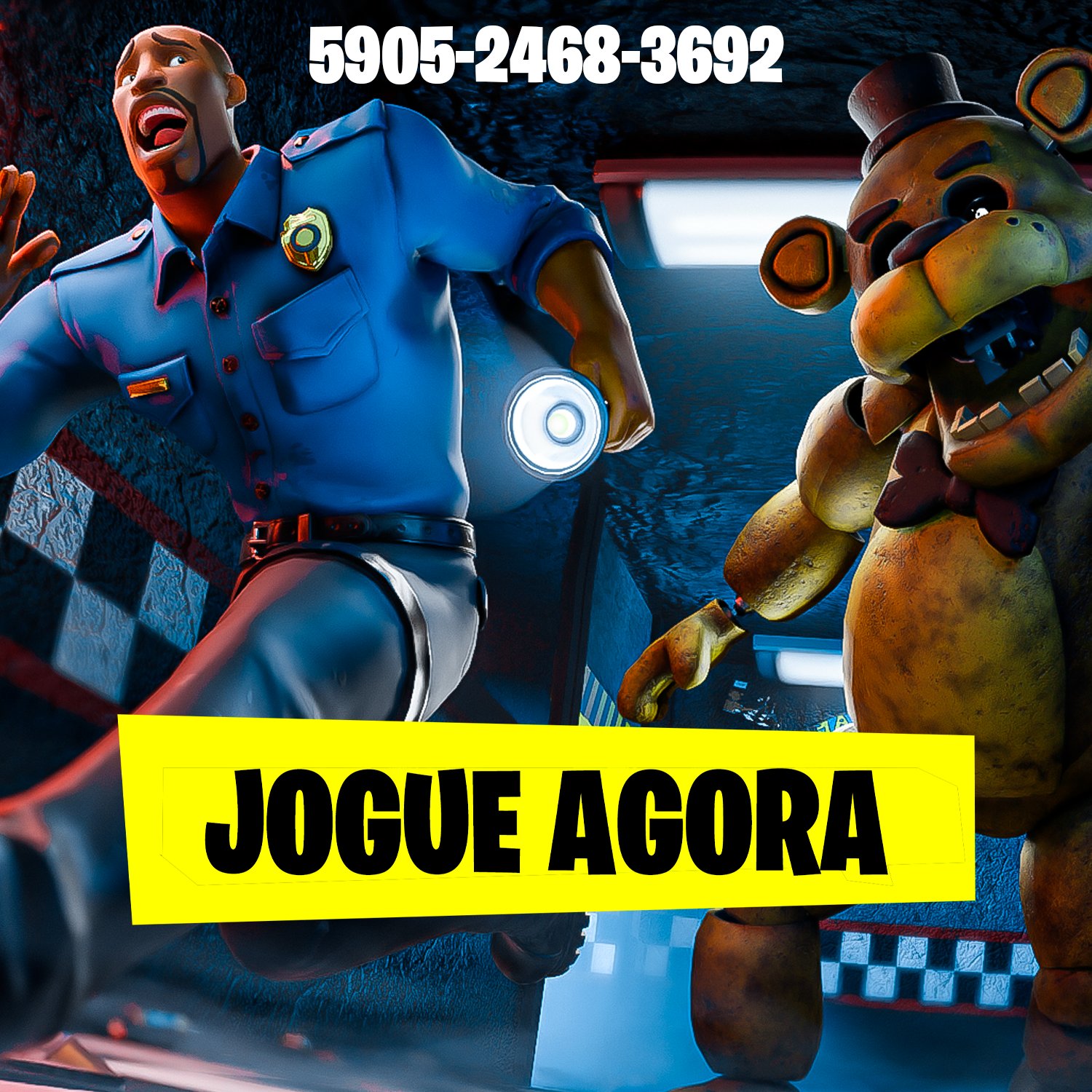 FortFlix on X: 🚨LANÇOU: JOGUE AGORA O MAPA FNAF! - Mapa visualmente 100%  Atualizado - Modo história - Colecionáveis e muito XP - Novas mecânicas -  Novos esconderijos JOGUE AGORA: 5905-2468-3692  / X