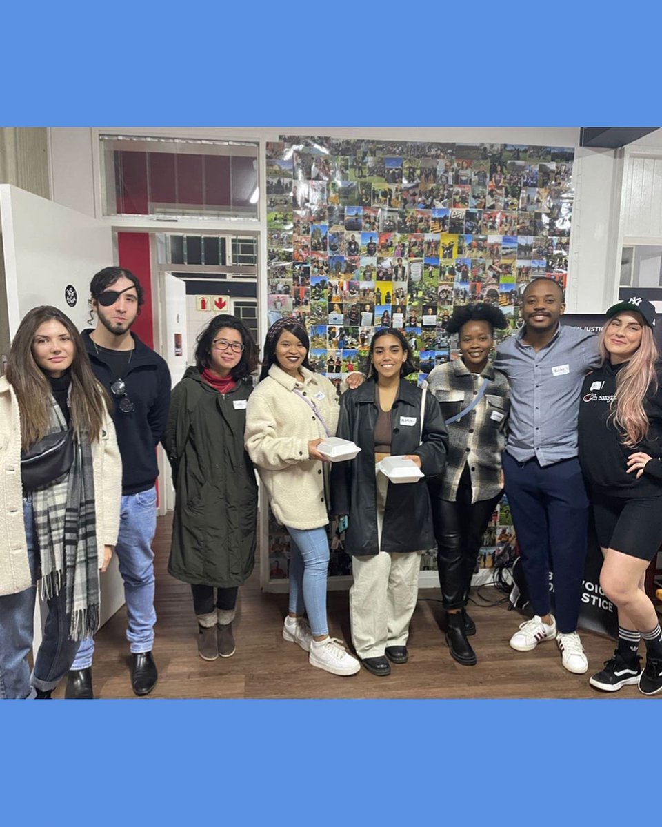 We want to thank @thejusticedesk for
hosting our unasa-uct team on Saturday evening! It was amazing being around a group of people who share the same political convictions as us
and people who have an understanding of the importance of making a change 🇺🇳