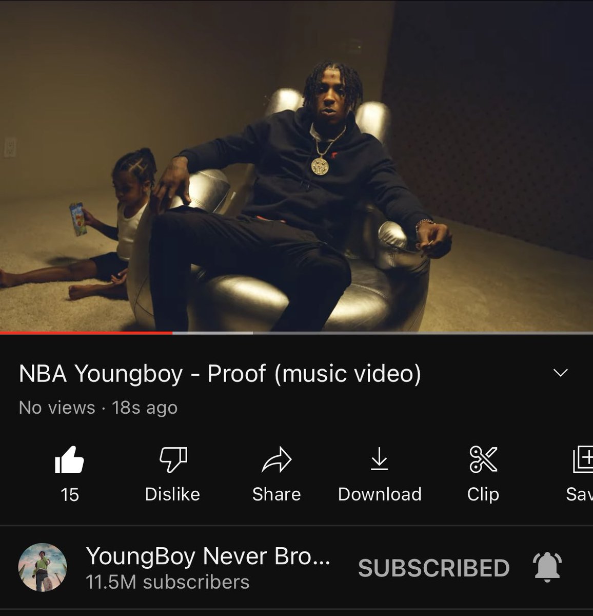 ybdeyo's tweet image. nba youngboy just dropped proof video
