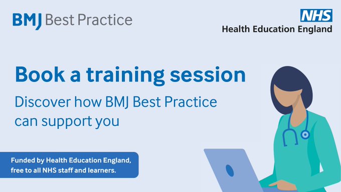 Book at training session - discover how BMJ Best Practice can support you