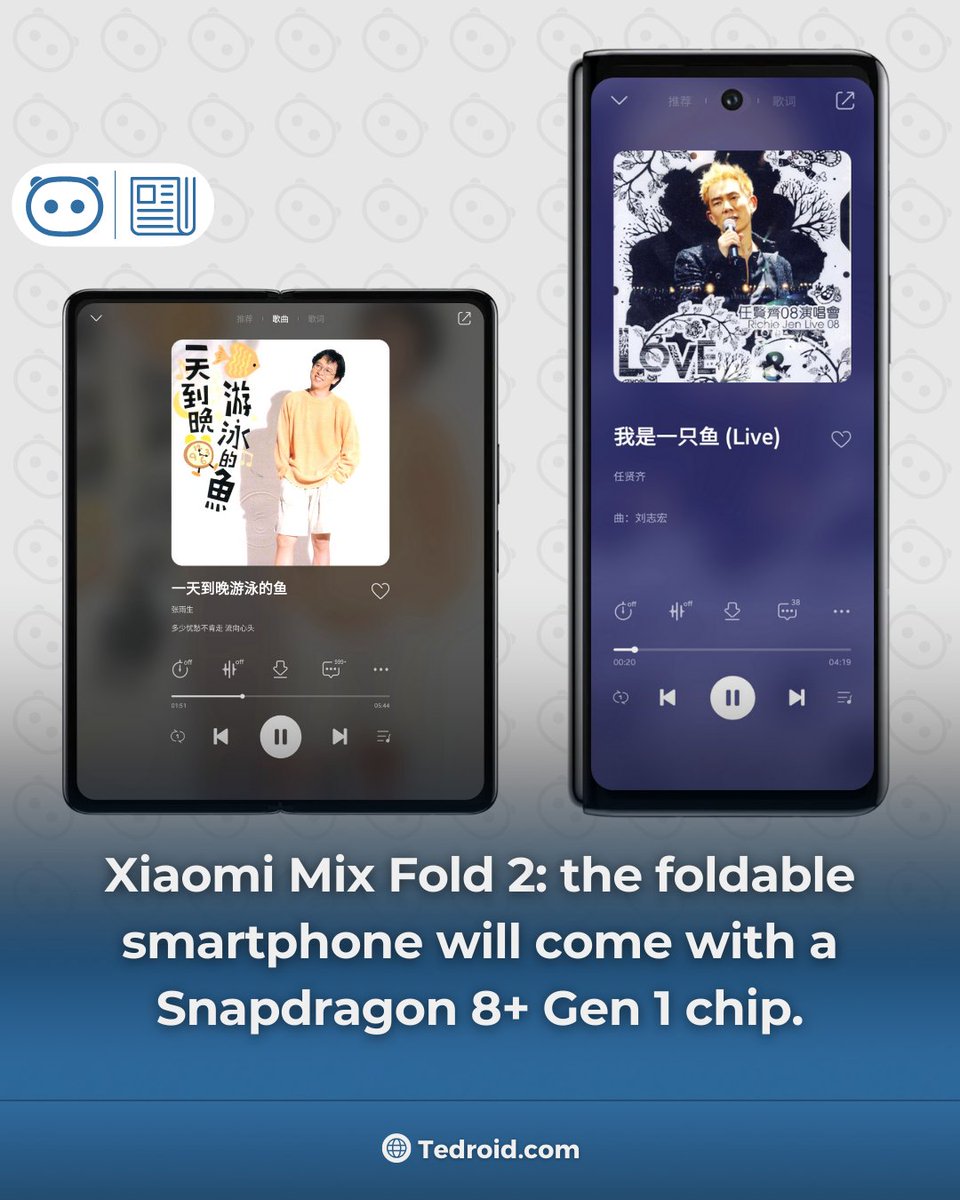 tedroidcom's tweet photo. 📱 📣 New details on the upcoming 
@Xiaomi Mix Fold 2 #foldable smartphone!

📌 According to the rumors, the #smartphone will be officially released on August 11, a day after the launch of the new #Samsung #GalaxyZ series. #SamsungUnpacked #Snapdragon 

🔗https://t.co/s5GEXU6E4b https://t.co/XsNjqEot4W