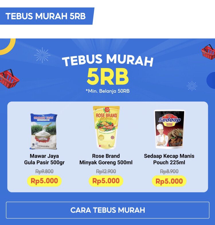 dindaail's tweet photo. Tebus murah 5,000. Cuss belanja disini 🔗https://t.co/AWnQ1QqiHp

#Shopee88 #shopee #ShopeePayTHR #racunshopee 

@Iklan_TerUpdate @ameliabidin @mamakrempong @exploreshopee https://t.co/lvaN3QmcFS