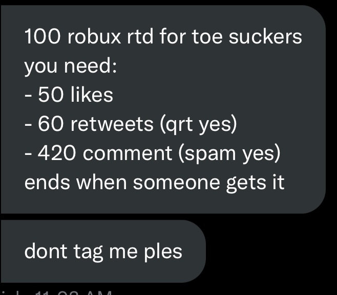 iiZxlda's tweet photo. !!HELP!!
DOING HELP4HELP
I RLLY NEED ROBUX AND ONE HELPER WILL WIN SOME #robux!! https://t.co/b8atTJZe7u