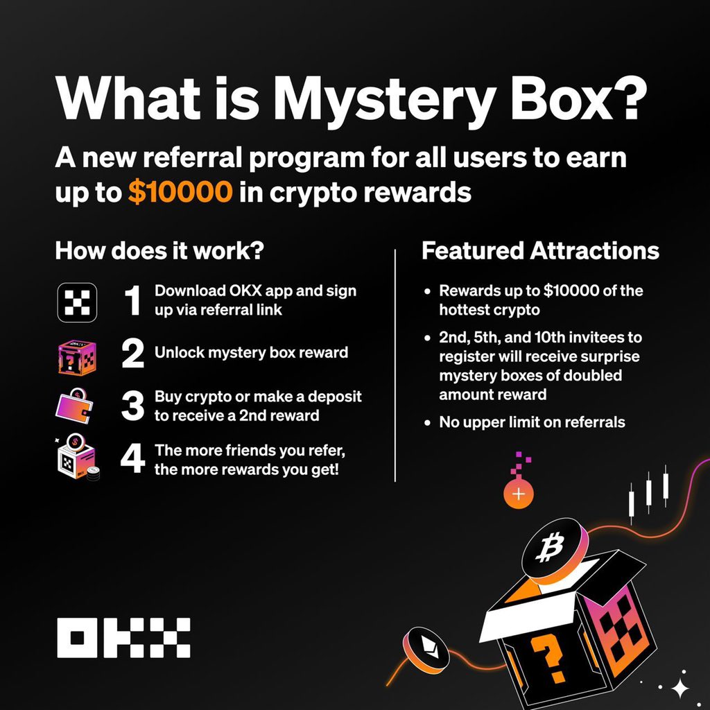 Everybody is now using OKX App no go sleep on am 🧏🏽‍♂️

The best app to trade your Crypto assets.
OKX will give you 1 USDT when you signup and you get 10 USDT for any crypto transaction you make with the app. 

Sign up via this link 
okx.com/join/VB22A