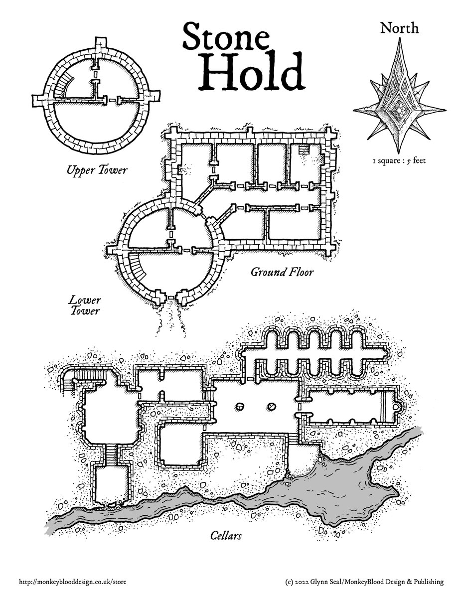 Monk3yBlood's tweet photo. The structure and cellars of Stone Hold
#ttrpg #osr #dnd #rpgmaps #rpgcartography #rpgart #rpginkwork #ttrpgs #dndmaps #ttrpgmaps https://t.co/wDYDVAM7fB