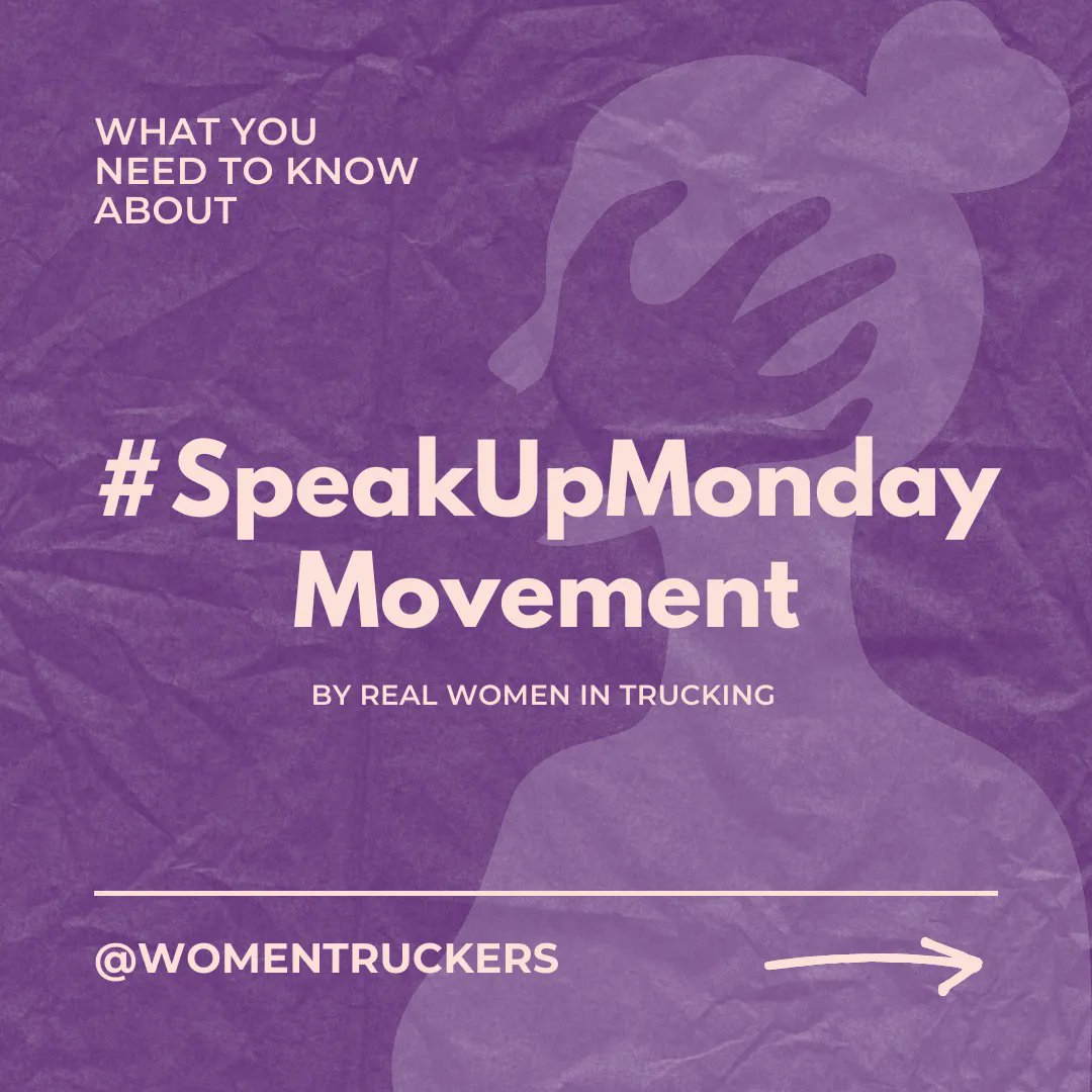 WomenTruckers's tweet photo. Share your worst experiences as a trucker, and let us know how you dealt with them. We want to hear from you! #SpeakUpMonday #speakup #terribleexperience #truckingindustry #RWITmovement #sexualharassment #sexualassault #change #abuse #KnowTheDifference #truckers #womentruckers https://t.co/7IkedoBDGo