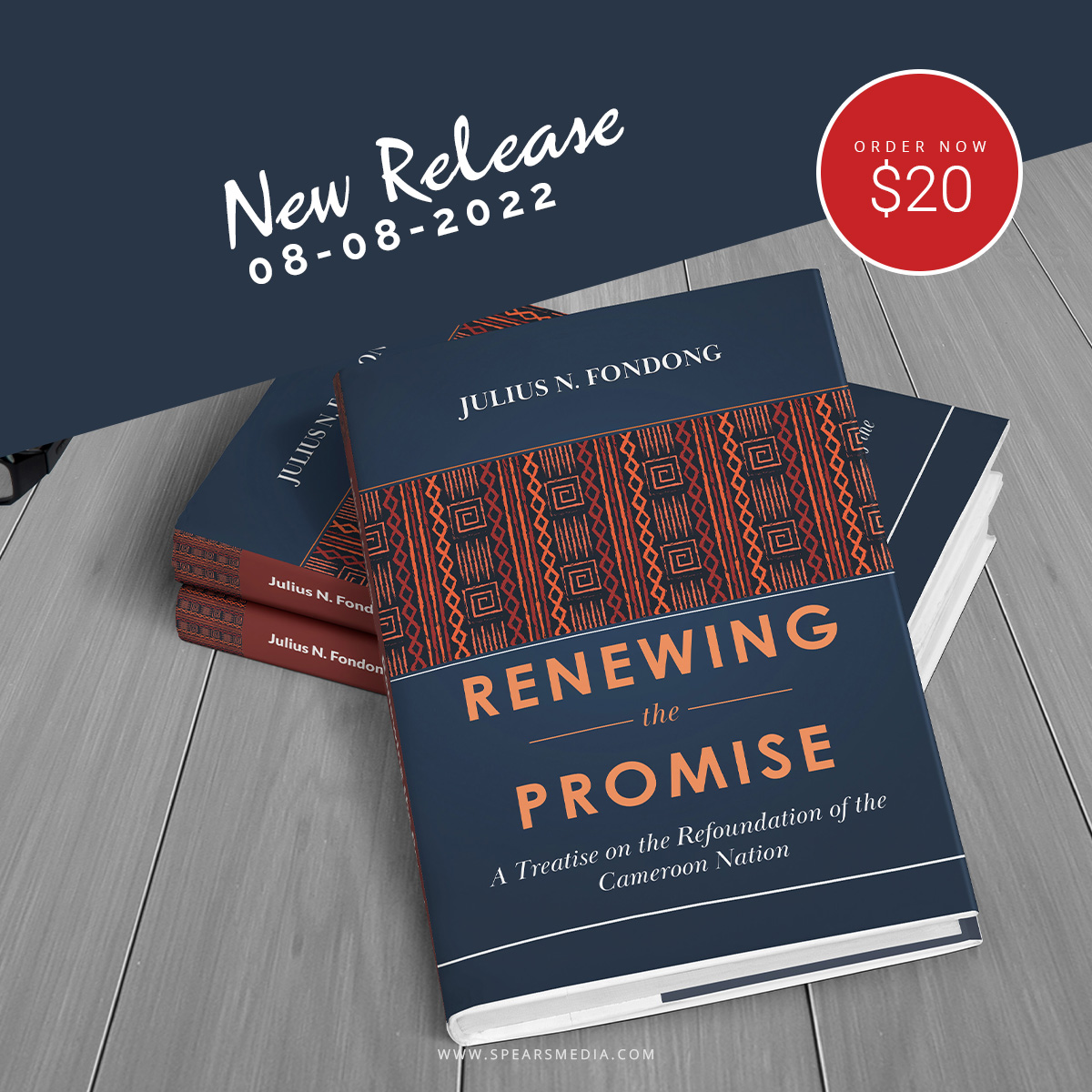 SpearsBooks's tweet photo. #RenewingthePromise by Julius Fondong is finally here! Available in Paperback, Kindle and eBook formats, this title will instruct and challenge all interested parties on how to re-imagine a better #Cameroon
See https://t.co/oPPqNB3YIV
#EndAnglophoneCrisis #GoodGovernance https://t.co/6PtM6QNSmH