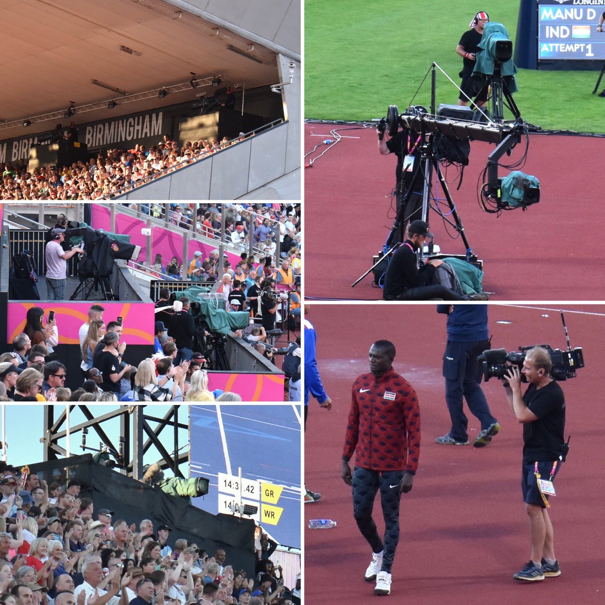 stevechalles's tweet photo. 2. #CommonwealthGames 2022 - Day 10:

@NEP_UKI OB team in action for the final Athletics session with an enthusiastic full house at the Alexander Stadium for host @sunsetandvine. 

#outsidebroadcast #B2022 #Birmingham2022 #NEPUKI #SunsetandVine #MotocamTV https://t.co/zRmbKdaj4F