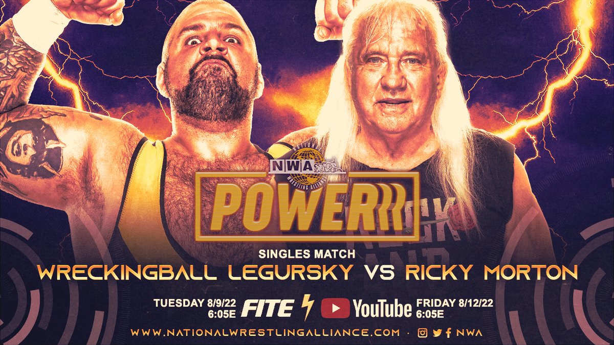 nwa's tweet photo. This clock is ticking as #NWA74 draws near, and this weeks #NWAPOWERRR could have HUGE ramifications for Trevor Murdoch and the #10LbsofGold: It's POPE vs MURDOCH!!
📺 FIRST on @FiteTV Tuesdays.
💥 FREE on @YouTube Fridays.
⏰ 6:05 EST
🔥 The NWA. Wrestling as it’s meant to be. https://t.co/ER0rOIIqlS