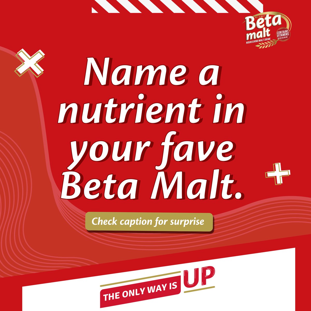 BetaMaltGhana's tweet photo. Show us why you pick Beta Malt any day as your  #1! Name one nutrient in it and win a pack of your fave Beta Malt!

Register with this link and stand a chance of getting a refreshing pack of Beta Malt.

https://t.co/qYGrCMaX2o

#BetaMalt #TheBetaWay #BetterWithBetaMalt https://t.co/GdeQTNQ8da