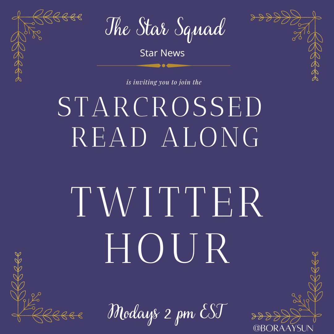 Aysun7700's tweet photo. Dreamless! ✨ We just finished reading Starcrossed and entered Dreamless territory! Join our #StarcrossedTwitterHour while the #Starsquad is talking all things #Starcrossed, #Dreamless, #Greekmythology and #Writing.
#starcrossedreadathon
#starcrossedreadalong https://t.co/zVbdAyjkbA