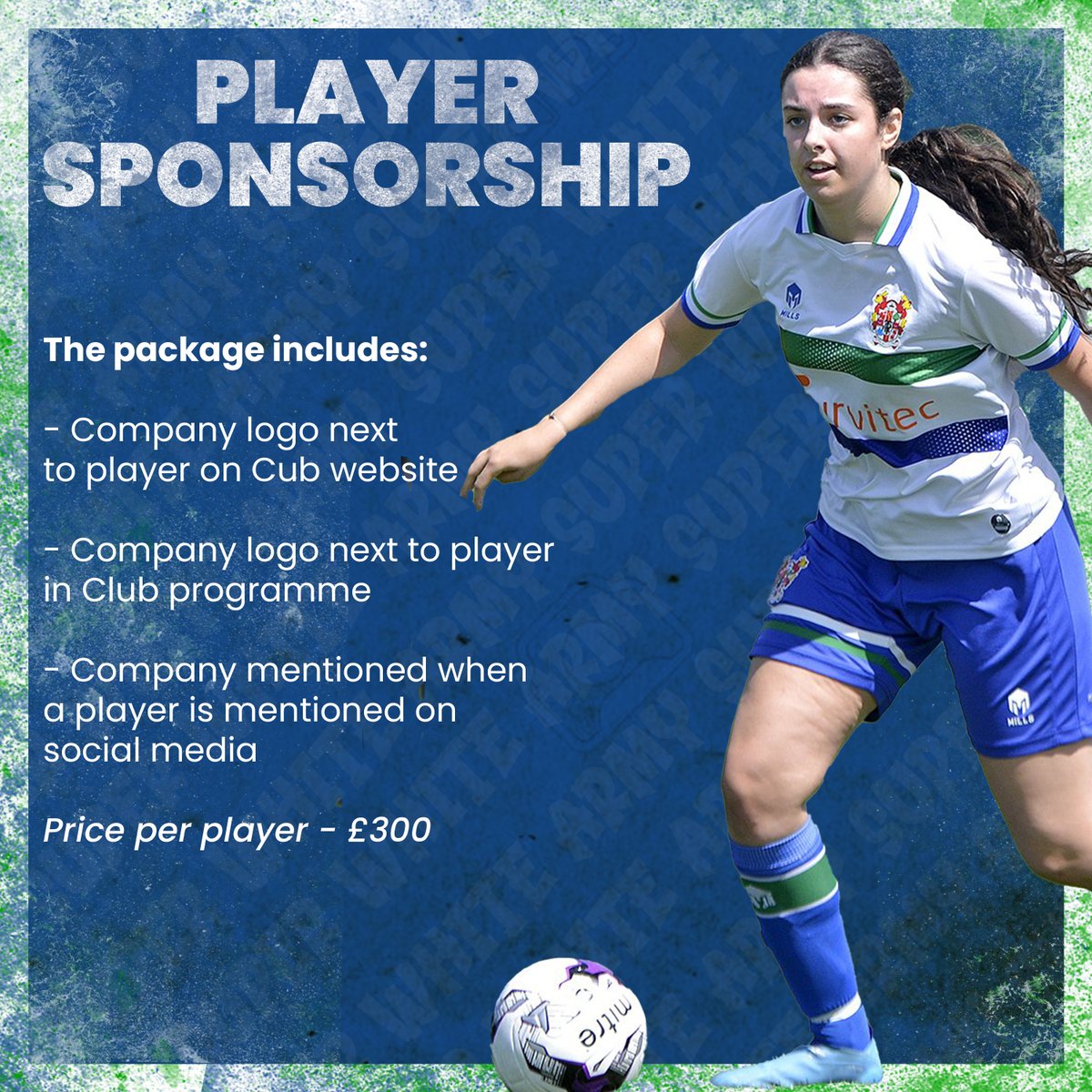👩 We are looking for people to sponsor our first team players

Have you company logo featured on the #TRFC website plus more

To register your interest please fill in this form - bit.ly/3dgAFB5

#TRFC #SWA
