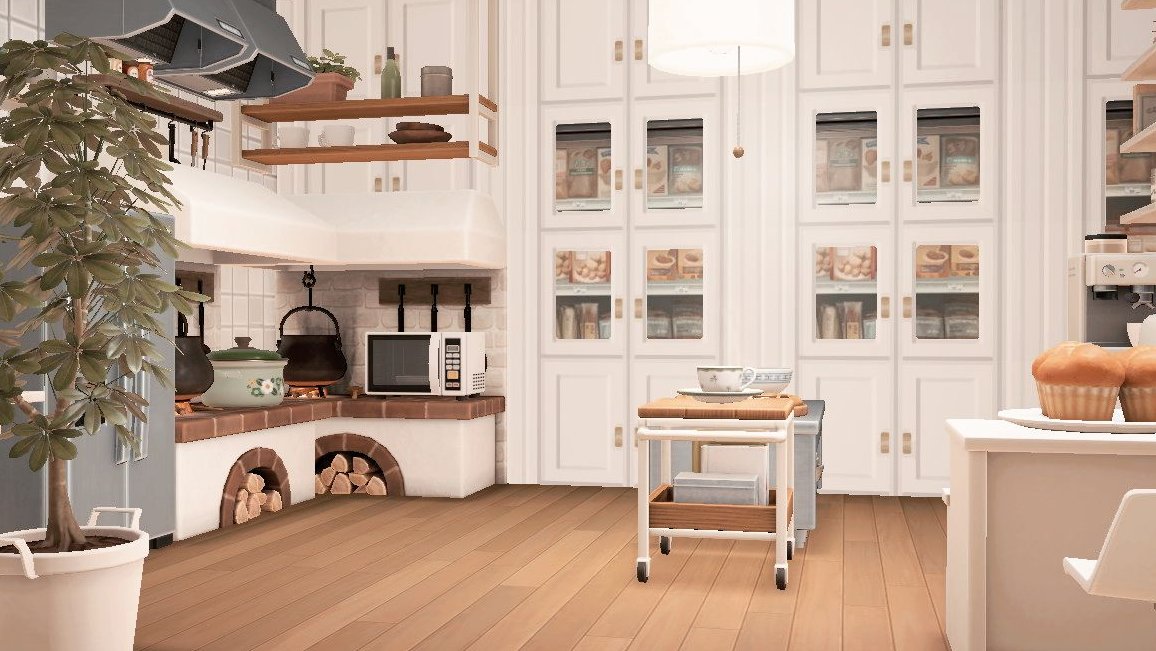 Kitchen 🧁 #AnimalCrossing #ACNH #ACNHDesigns #acnhinspo #あつ森  #マイデザイン配布  #マイデザイン  #HappyHomeParadise #AnimalCrossingNewHorizions #ACNHDesign