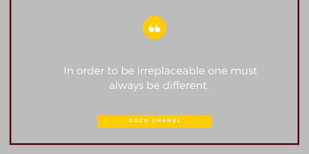 Don't be afraid to stand out! #MotivationMonday