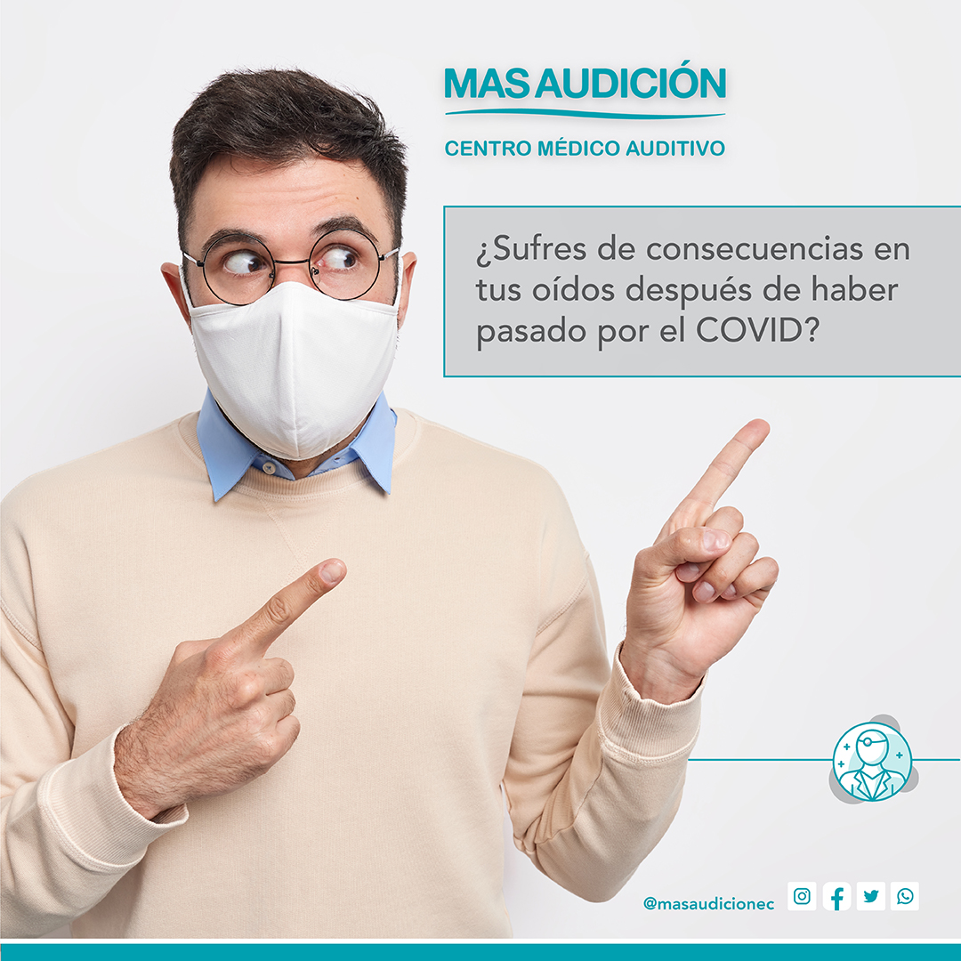 masaudicionec's tweet photo. El #COVID-19 podría haber dejado secuelas en tu organismo; quizás un desorden #auditivo, que está causando molestias en tu vida cotidiana y está provocando: mal genio, aislamiento, mareos, etc. 

Recuerda acudir a tiempo a revisarte, será + fácil encontrar #soluciones adecuadas. https://t.co/AaIpn5637e