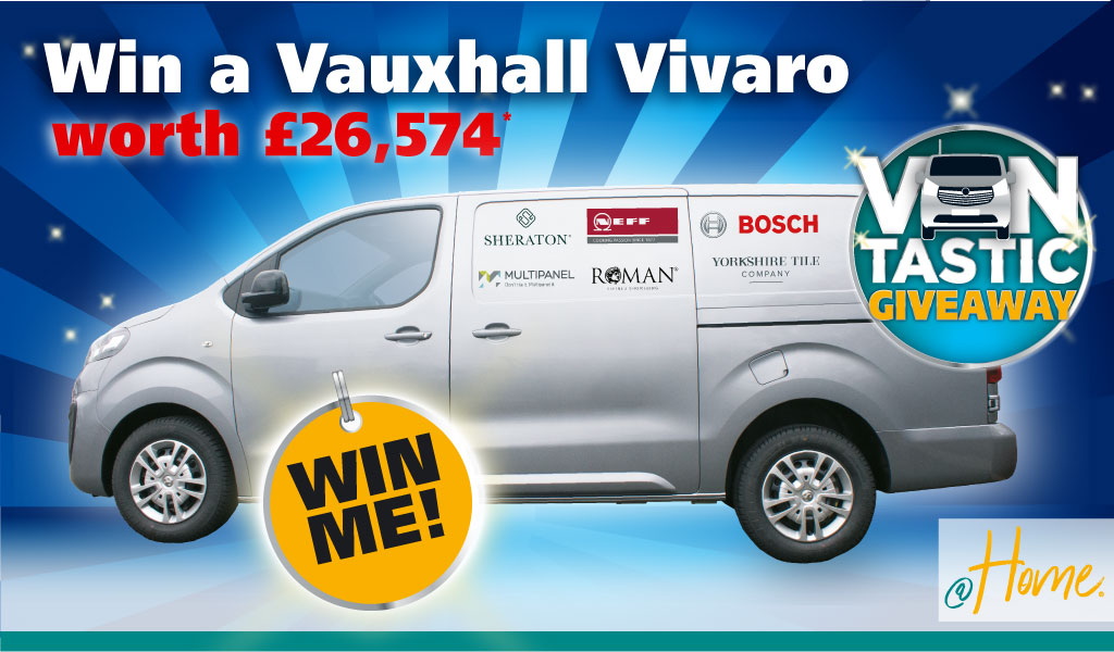 To be in with a chance of bagging a new work van, sign up and every time you spend £1000 ex. VAT per month across our kitchen and bathroom range until August 31st, you’ll be entered into the draw! 

UK trade account holders only, T&amp;C’s Apply: athome.huwsgray.co.uk/vantastic/