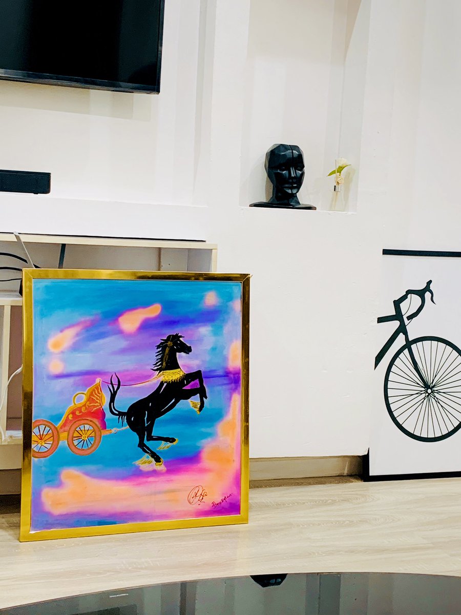 blaize_stephen's tweet image. Had an amazing time creating  MILEAGE OFFICIAL ARTWORK for @chvp_vintvge the art is an actual framed painting that glows under untraviolet light. retweet ❤️ 

Art ig : @_blaizestephens 
🎥 @blvckgodfilms 

  #mileage #fuego #blaizestephens #albumart #graffiti #glow