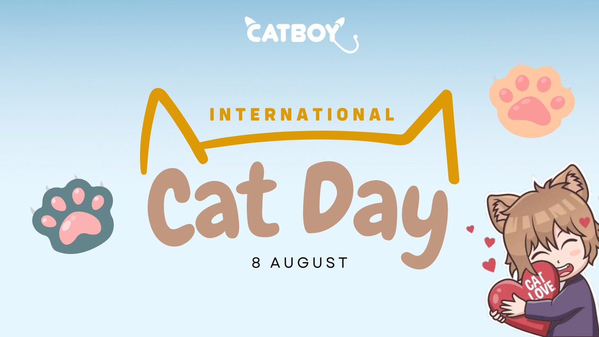 Show some extra love to your furry friends on this International Cat Day! 🐱❤️

Show your cats! 😻 #Catspam

#Catboy #InternationalCatDay #CatsOfTwitter